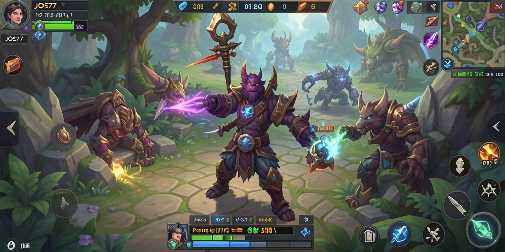 Screenshot gameplay JOS77 yang menampilkan aksi seru dalam petualangan MMORPG.